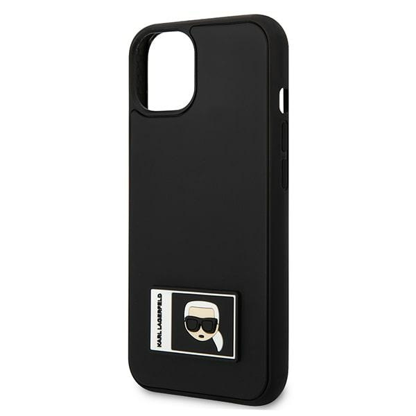 Karl Lagerfeld KLHCP13M3DKPK Apple iPhone 13 black hardcase Ikonik Patch