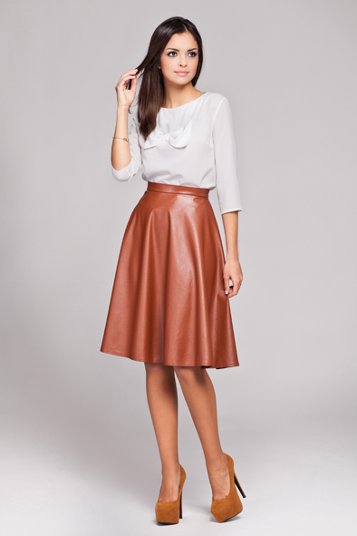  Skirt model 45038 Figl  brown