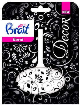 Brait Kostka toaletowa Decor 1-fazowa do WC Floral  40g