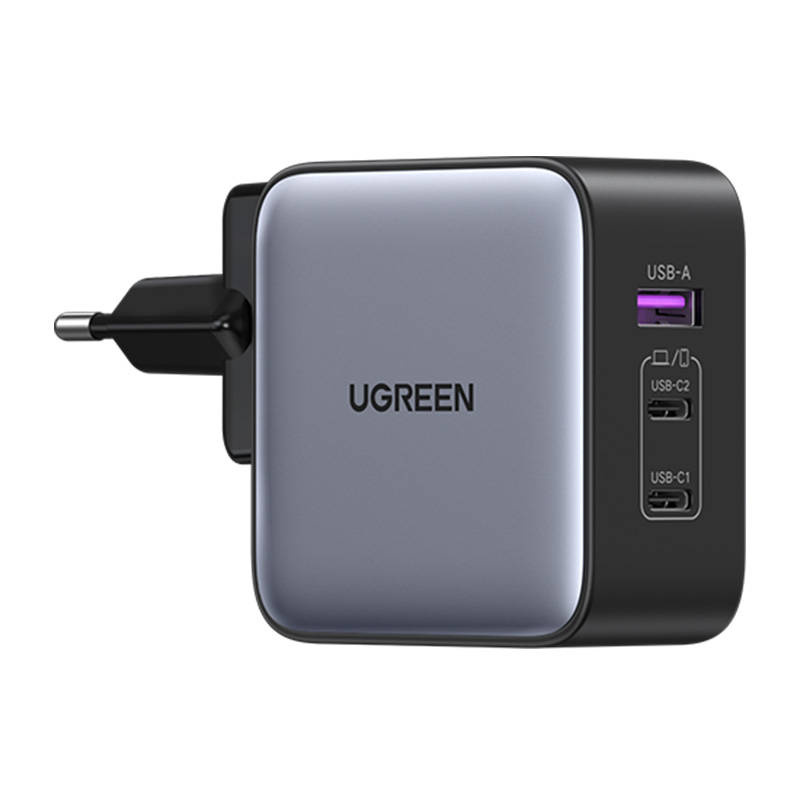 UGREEN Nexode CD296 network charger EU/US/UK, USB-A, 2xUSB-C, 65W