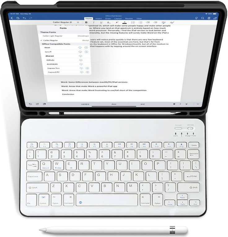 Etui Tech-Protect SC Pen + Keyboard Apple iPad Air 10.9 2020/2022 4, 5 Gen Black