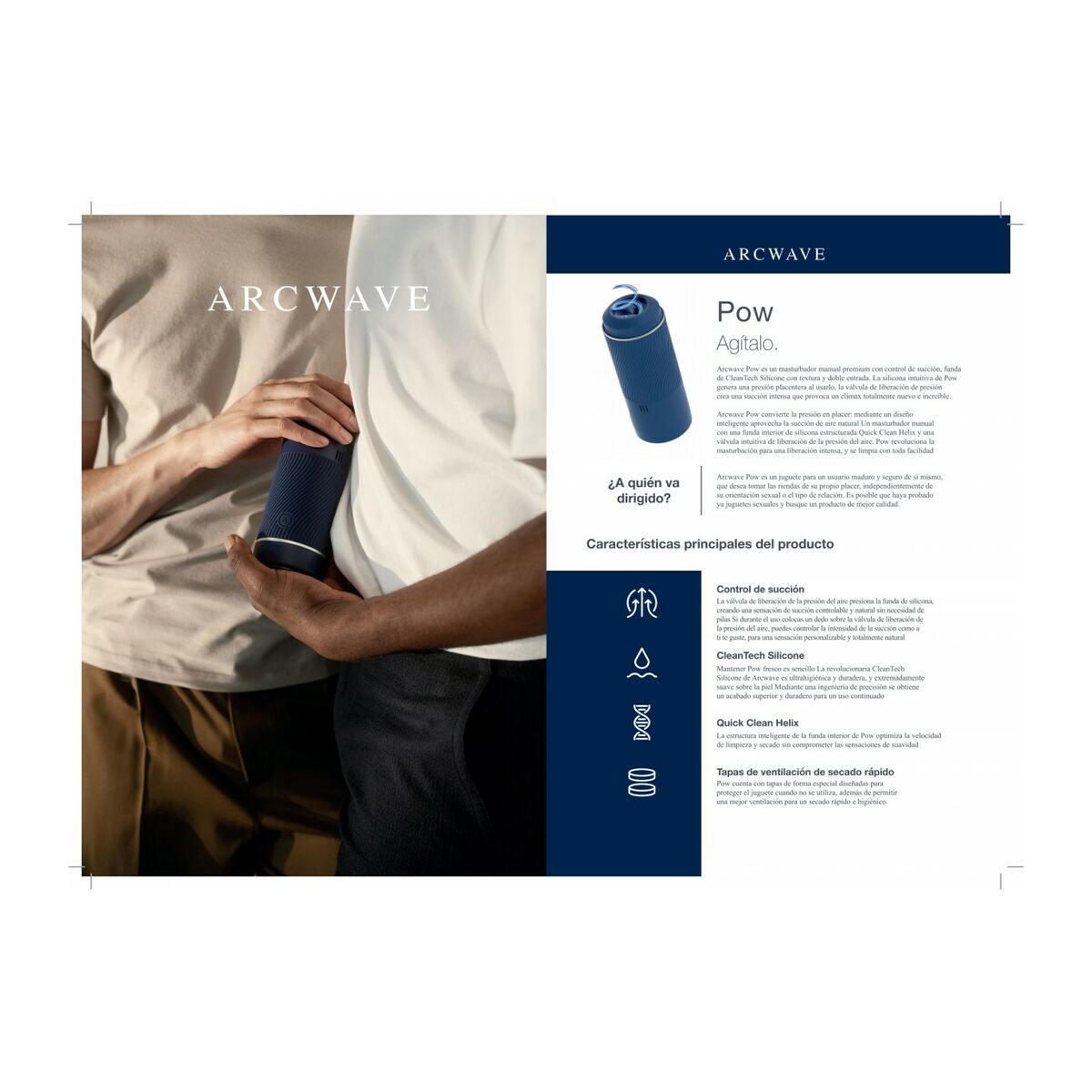 Masturbator Arcwave Blue Masturbator Arcwave Blue
