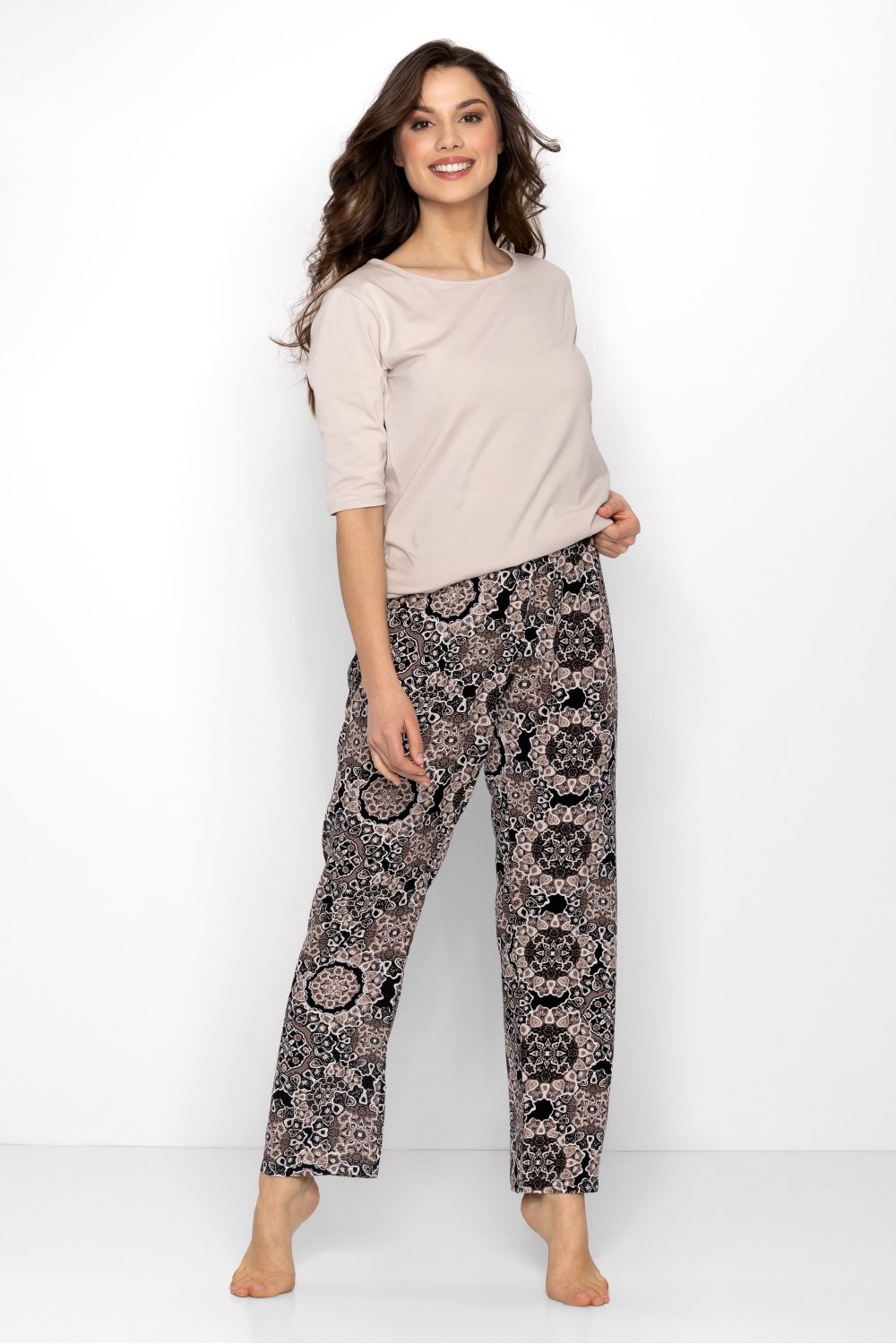  Pyjama model 205978 Momenti Per Me  beige
