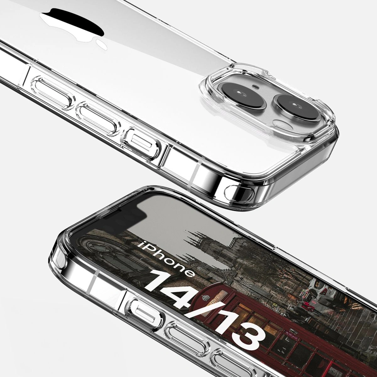 Bizon Case Halo for Apple iPhone 14 / 13 transparent