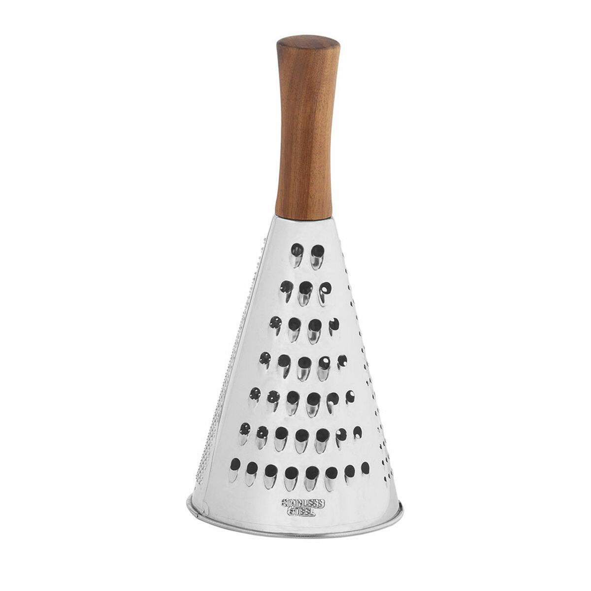 Grater Andrea House CC68027 Stainless steel Acacia Ø 10,5 x 24 cm