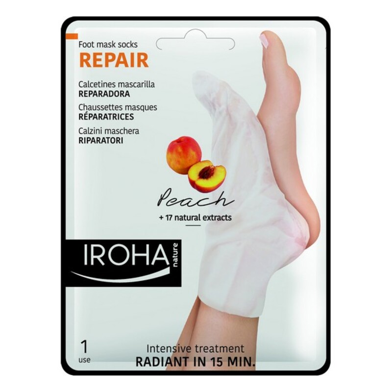Feuchtigkeitsspendende Socken Repair Peach Iroha (2 Stücke)