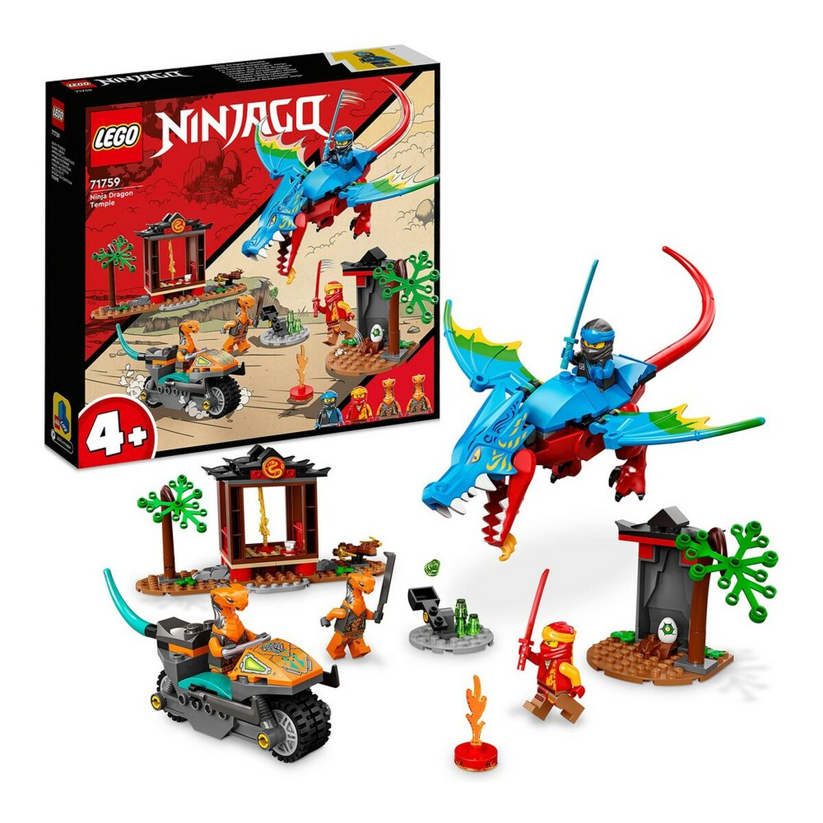 Playset Lego Ninjago Ninja Dragon Temple 161 Pieces 71759