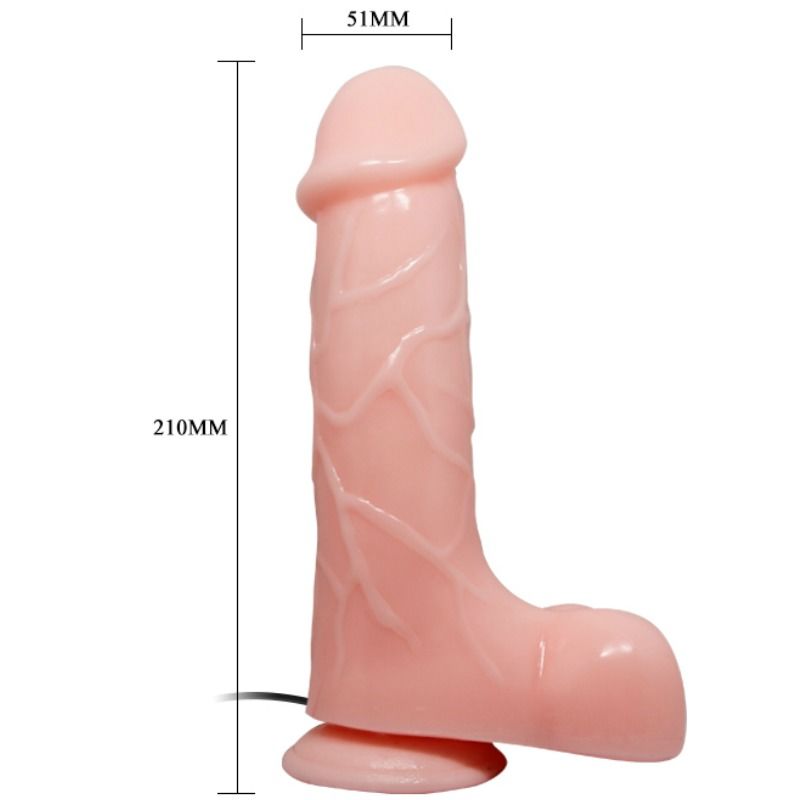 BARBARA REALISTIC VIBRATOR FLESH 21 CM