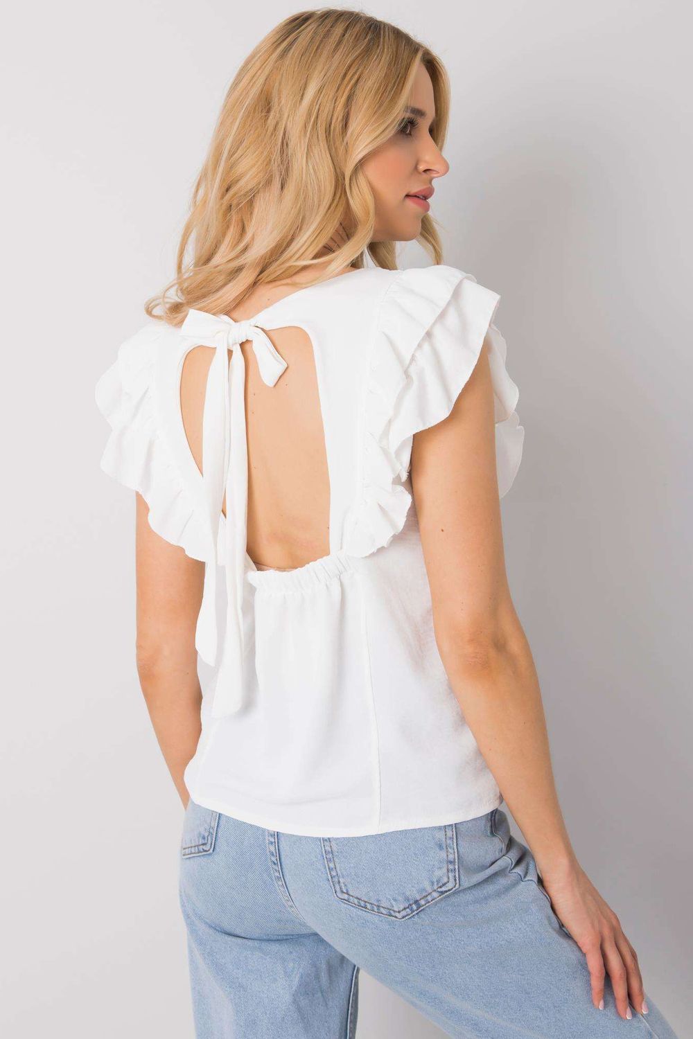  Blouse model 167258 Och Bella  white