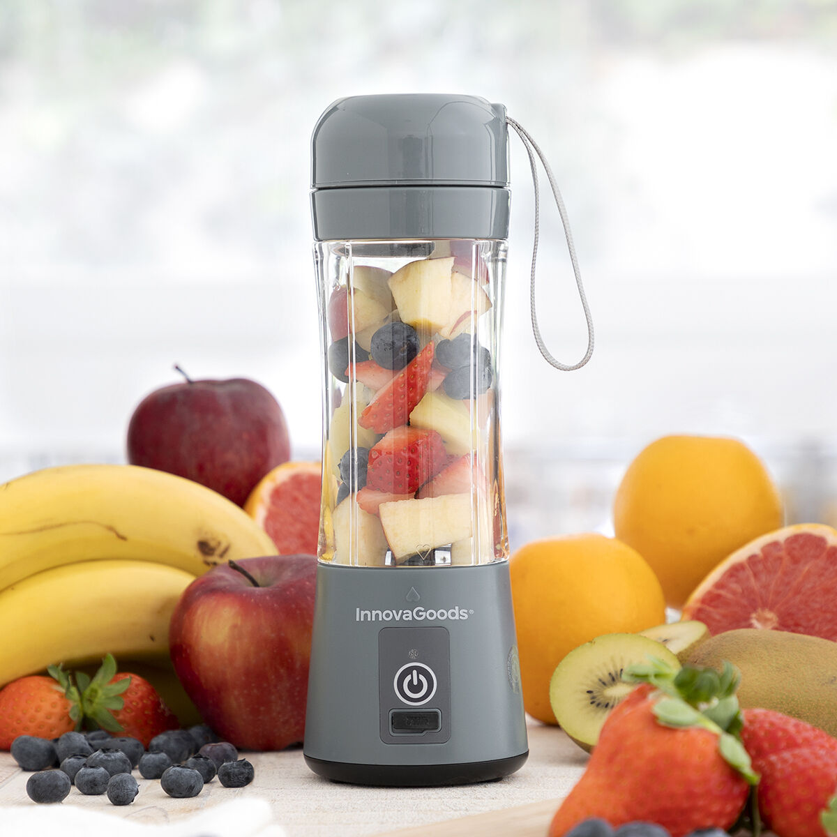 Portable Rechargeable Cup Blender Shakuit InnovaGoods 8435527817831