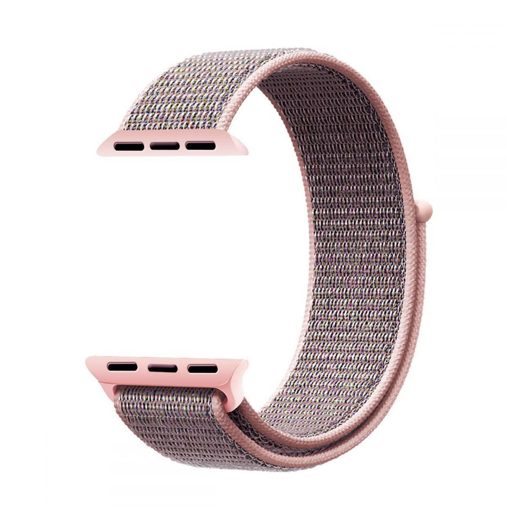 Tech-protect Nylon Apple Watch SE/6/5/4 38/40mm Pink Sand