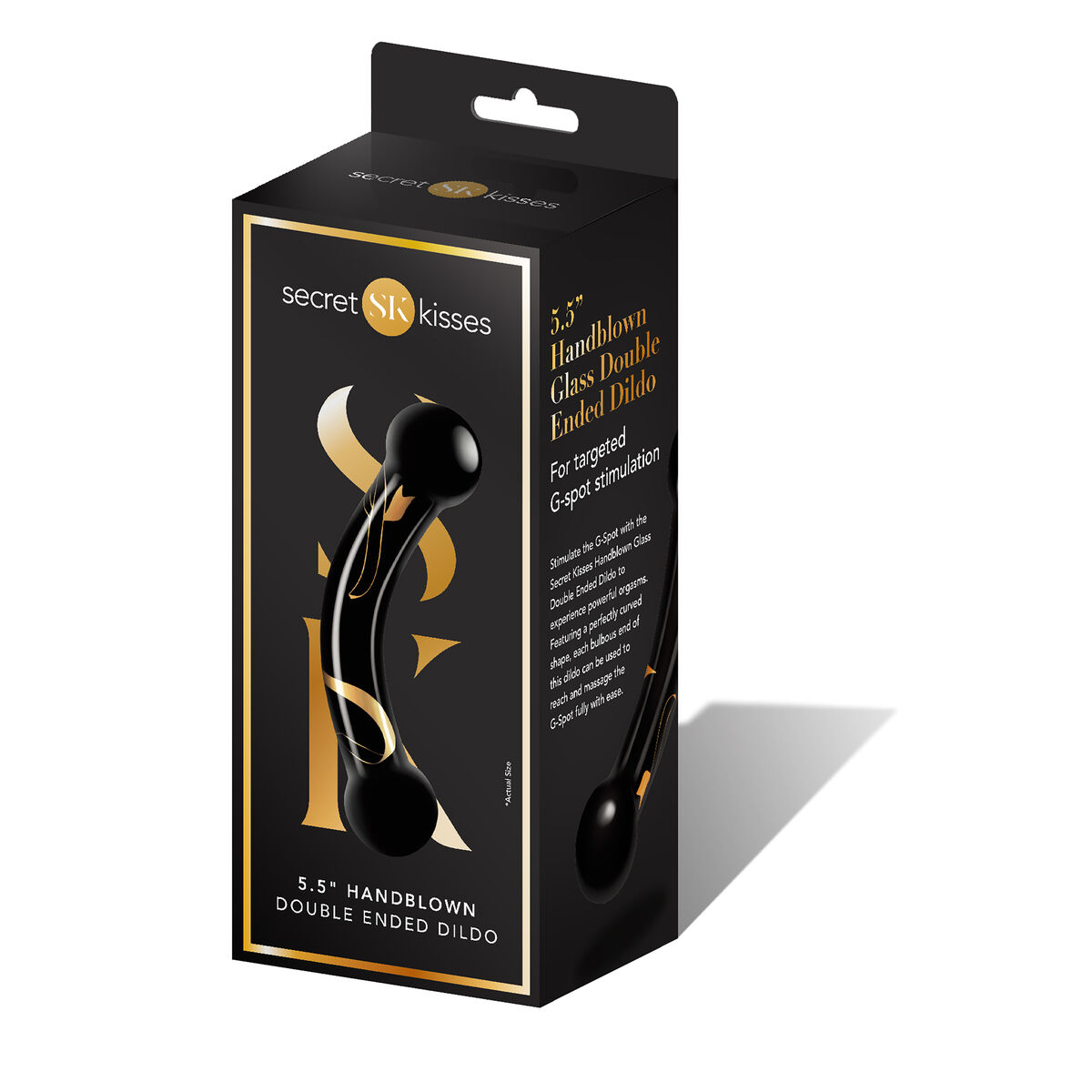 Classic Dong Secret Kisses Black Ø 3,3 cm