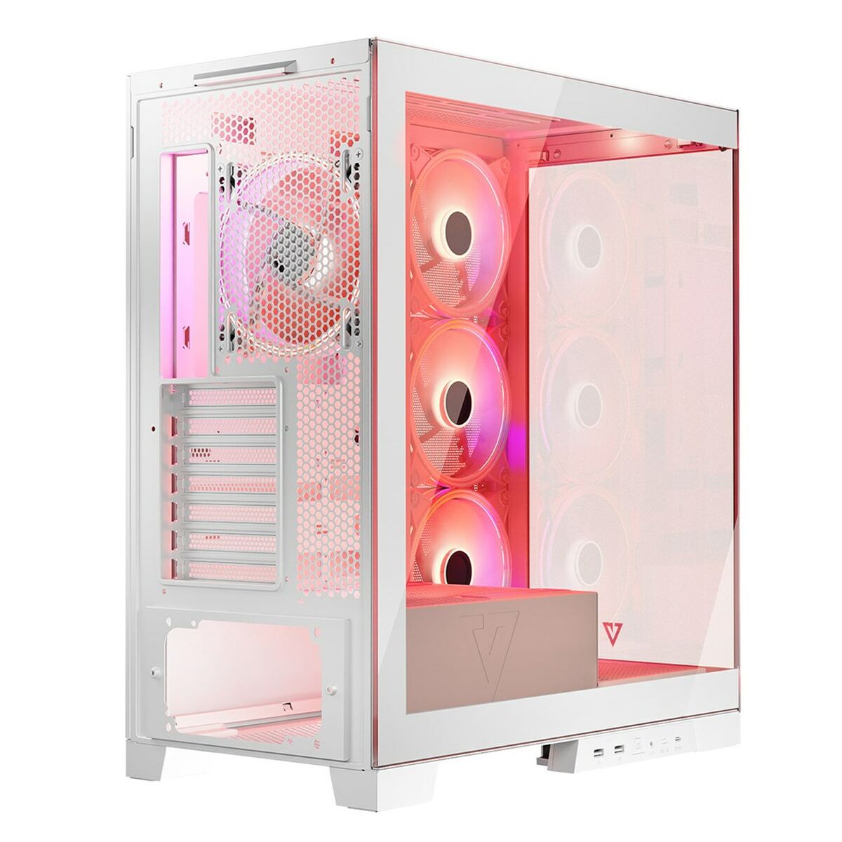 ATX Semi-tower Box Modecom Volcano SPACE APEX ARGB White ATX Semi-tower Box Modecom Volcano SPACE APEX ARGB White