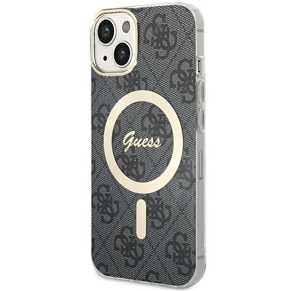 Guess GUHMP15MH4STK Apple iPhone 15 Plus / 14 Plus hardcase 4G MagSafe black