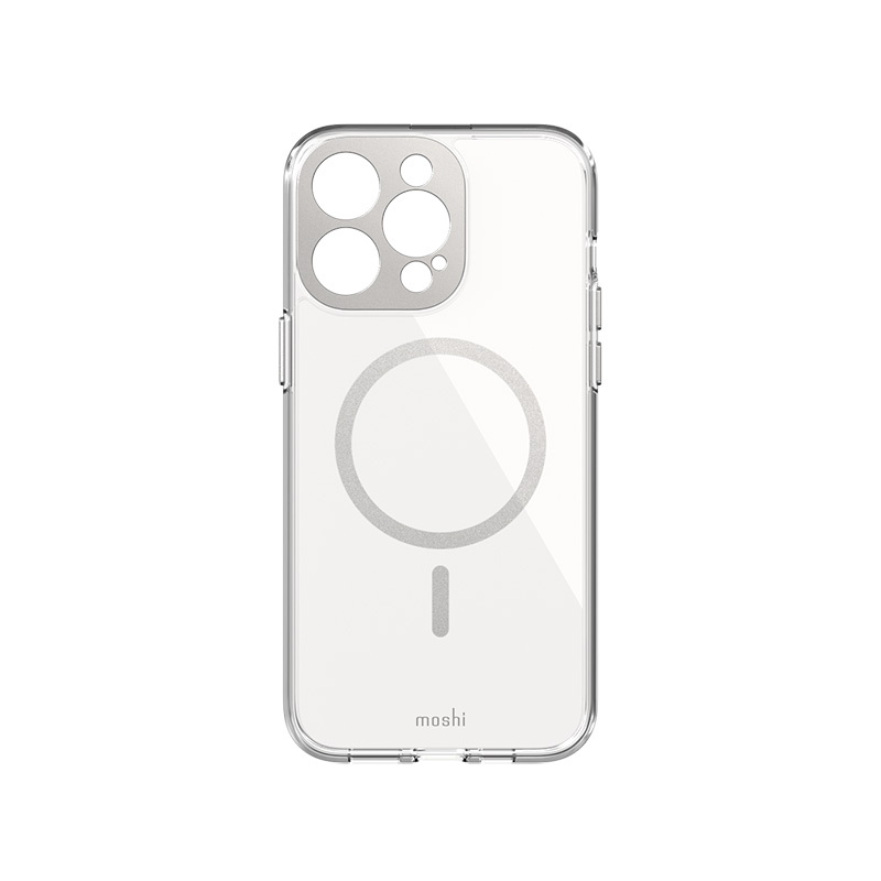 Moshi iGlaze MagSafe Apple iPhone 15 Plus (Luna Silver)
