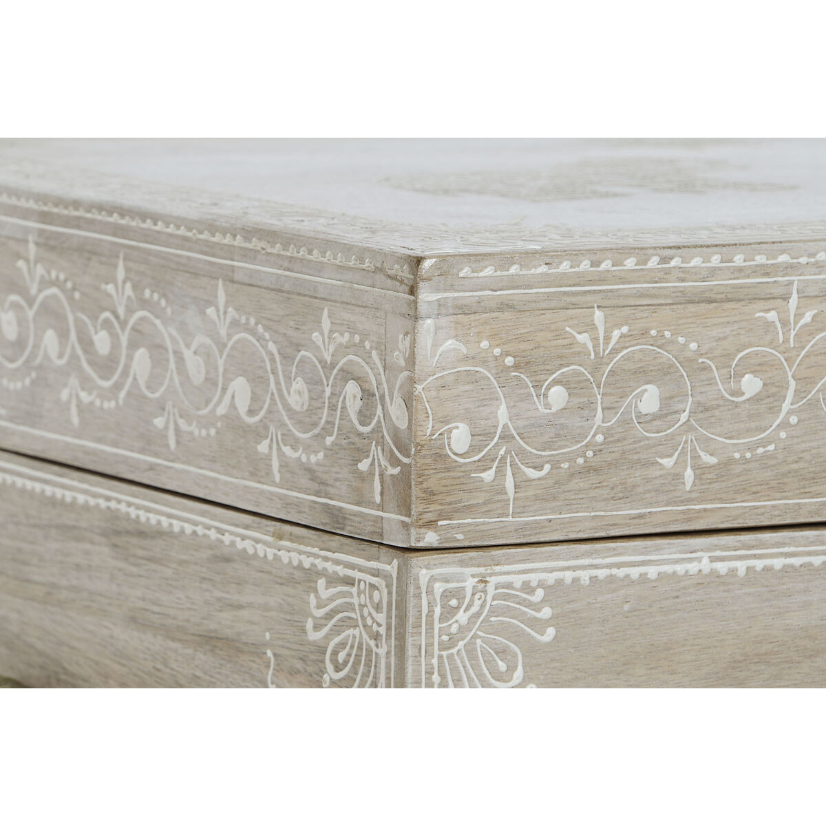 Chest DKD Home Decor 78 x 43 x 45 cm Natural Mango wood MDF Wood