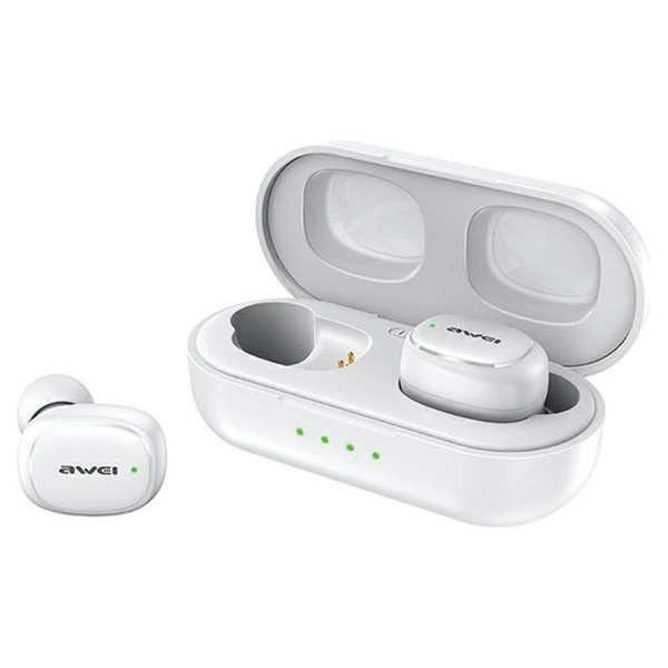 AWEI T13 Pro Bluetooth 5.1 TWS headphones + docking station white