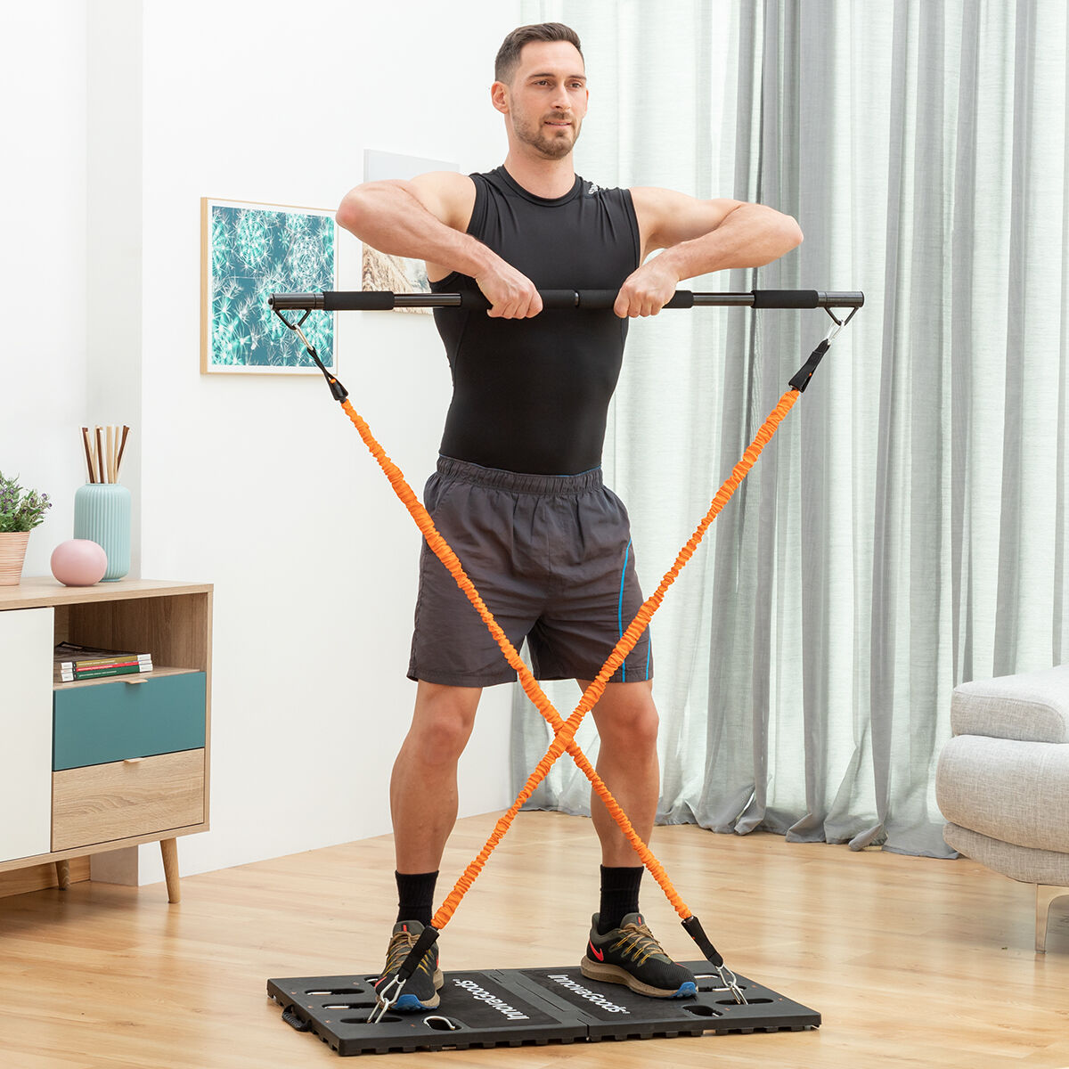 Integriertes tragbares Trainingssystem mit Übungsanleitung Gympak Max InnovaGoods Integriertes tragbares Trainingssystem mit Übungsanleitung Gympak Max InnovaGoods