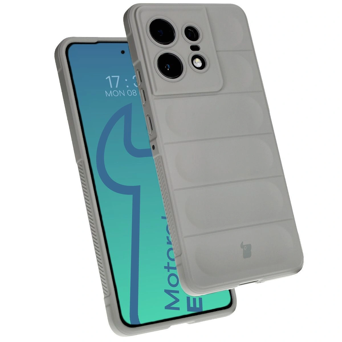Bizon Case Tur Motorola Edge 50 Pro light grey