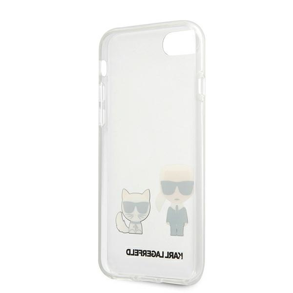 Karl Lagerfeld KLHCI8CKTR Apple iPhone SE 2022/SE 2020/8/7 hardcase Transparent Karl & Choupette