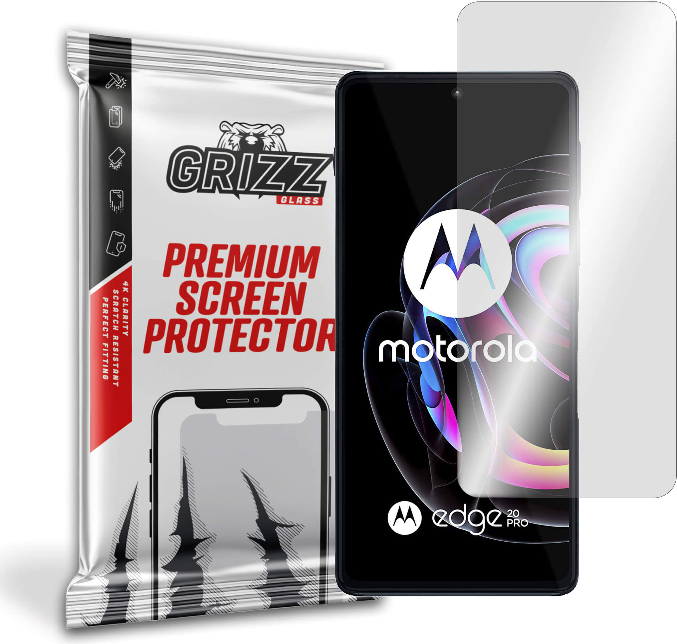 GrizzGlass HybridGlass Motorola Edge 20 Pro 5G
