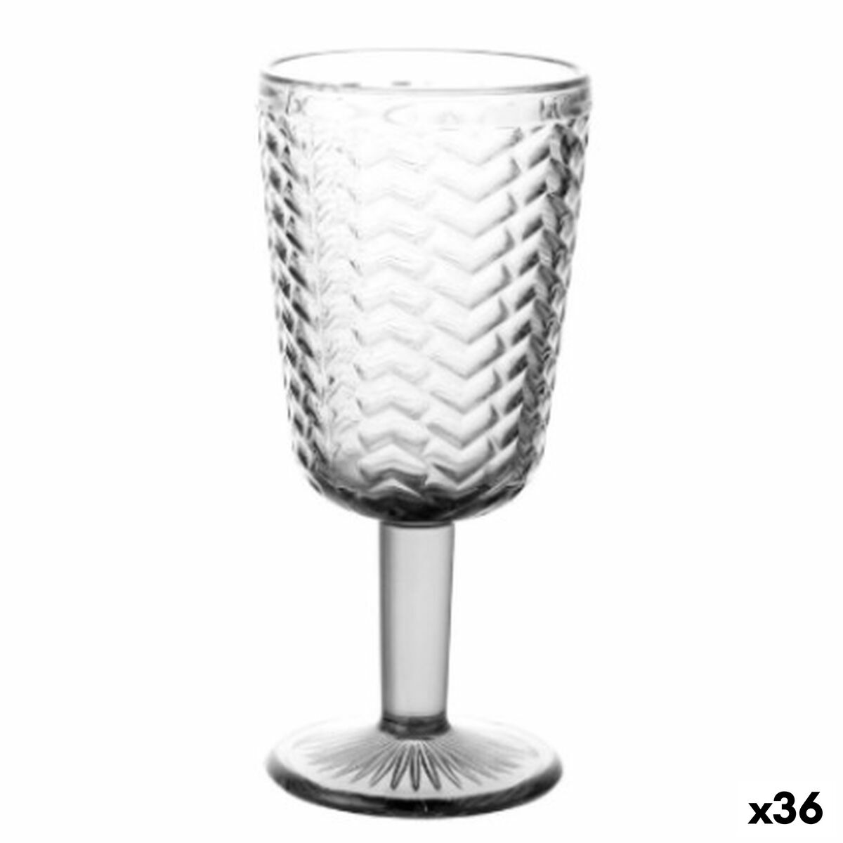 Wineglass La Mediterránea Spica 320 ml Transparent 36 Units