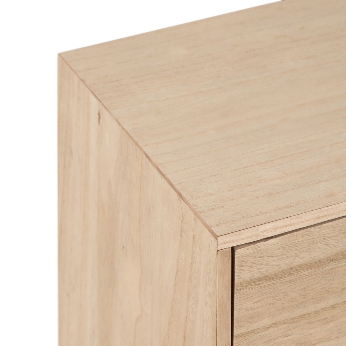 Chest of drawers COFFEE 80 x 40 x 77 cm Wood Coffee DMF