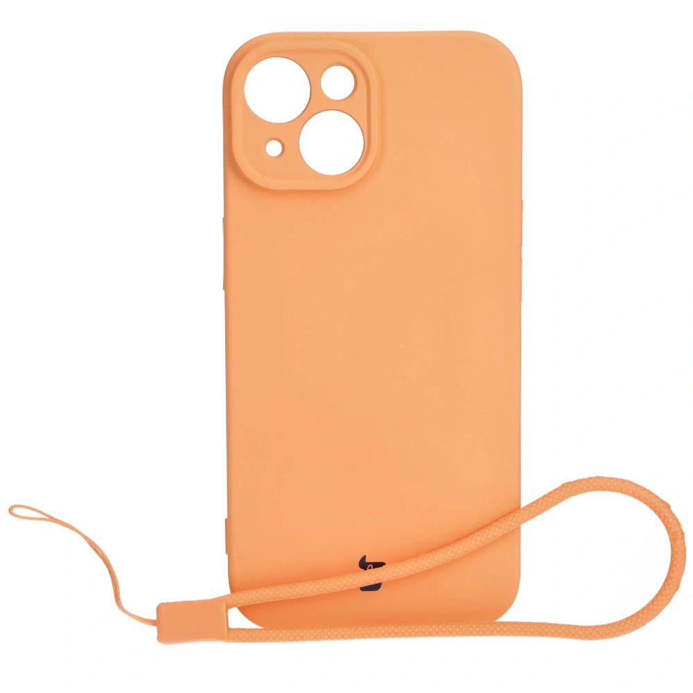 Bizon Case Silicone Apple iPhone 15 orange