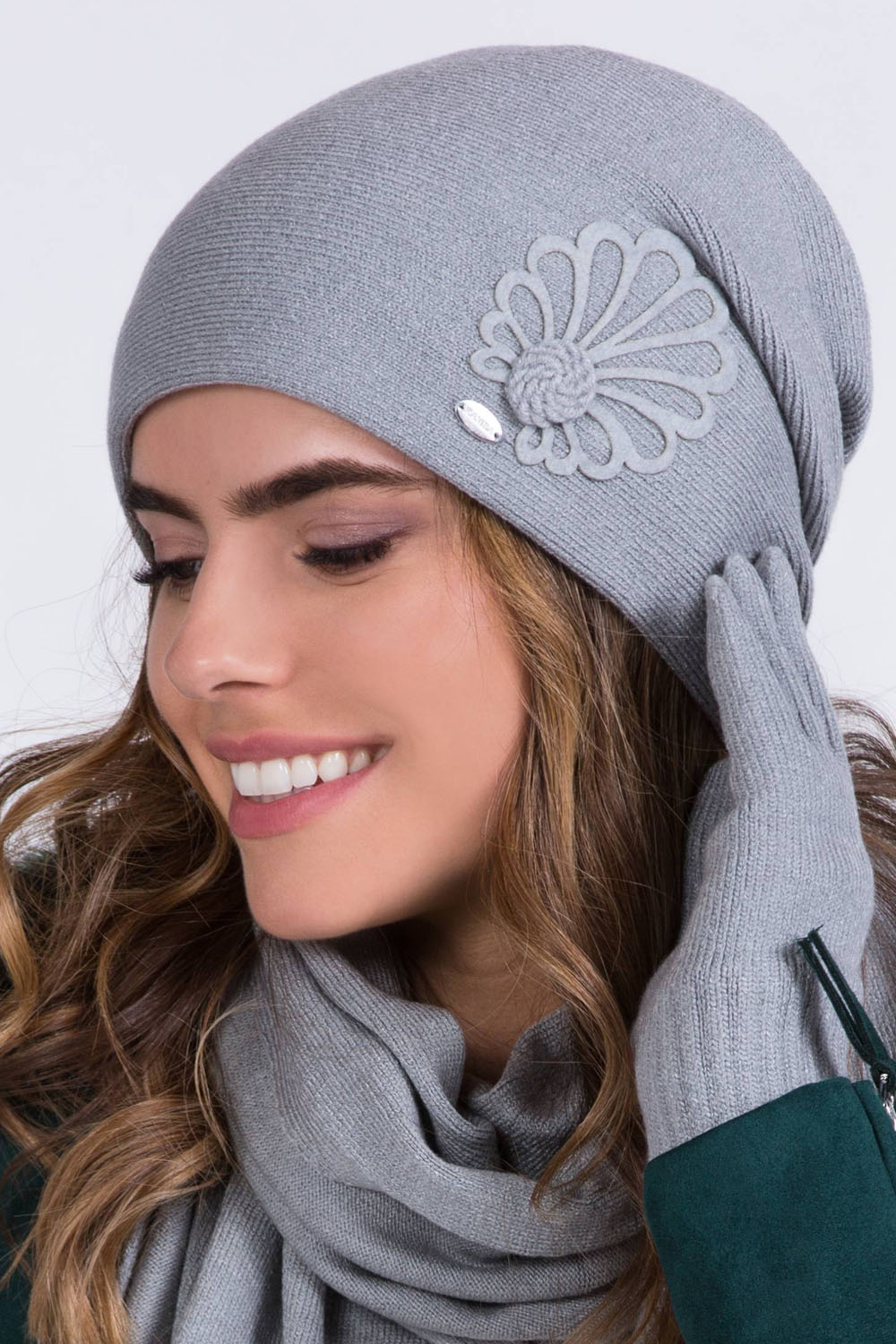 Cap model 149834 Kamea grey Ladies