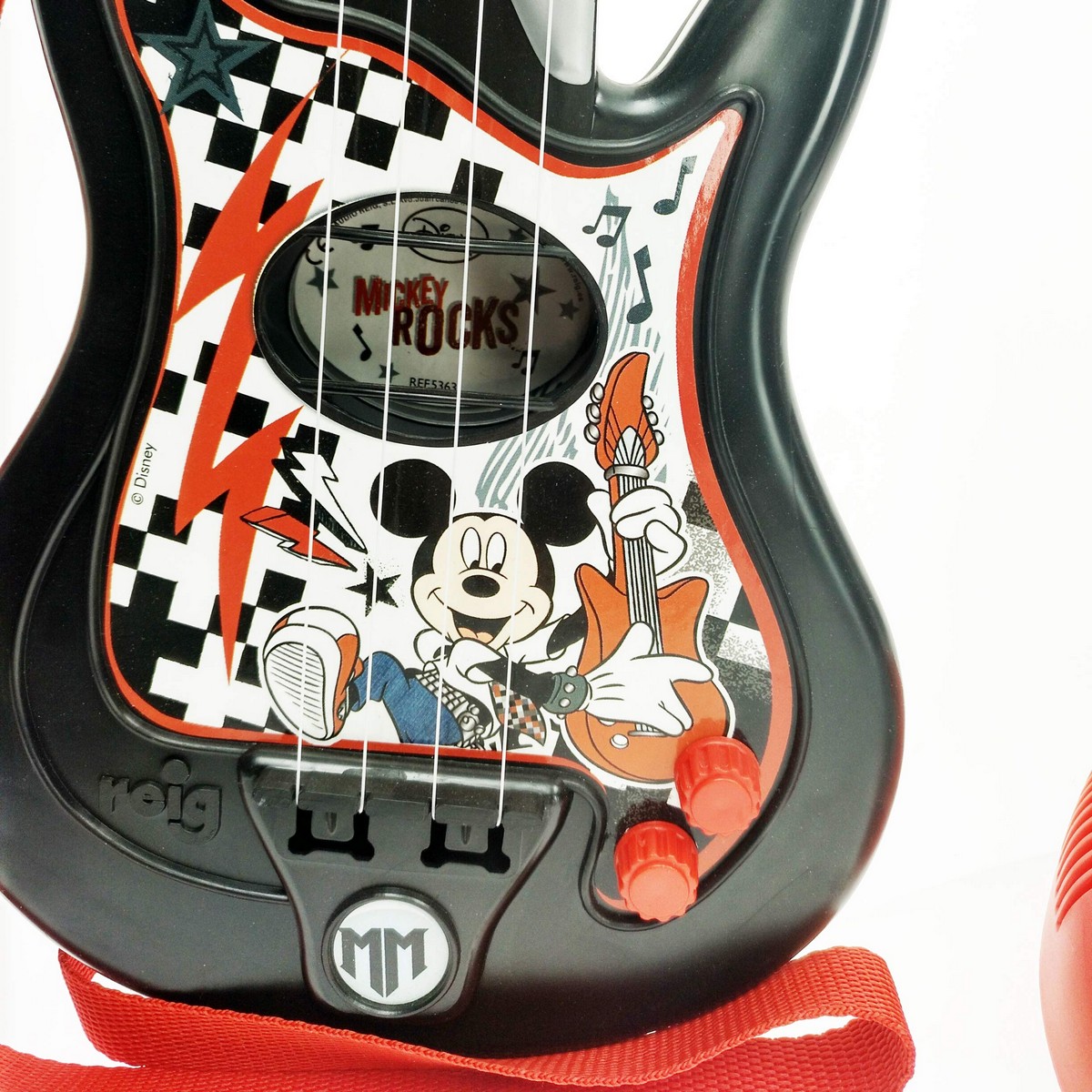 Musik-Spielzeug Mickey Mouse Mikrofon Kindergitarre