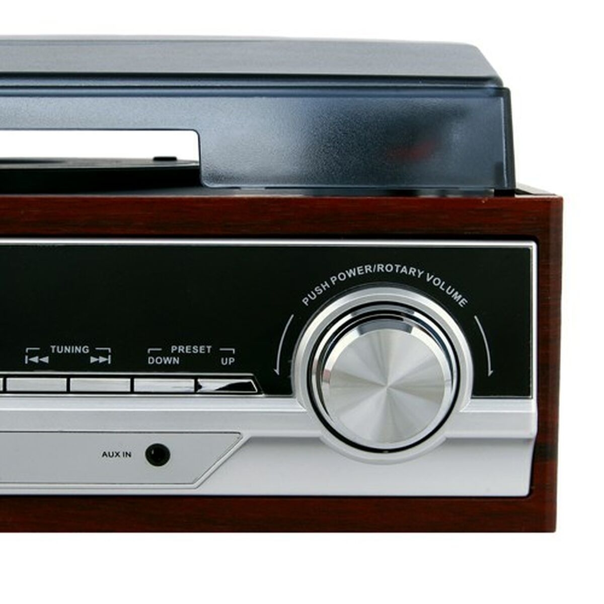Record Player Adler CR1113 Black Wood Chrome