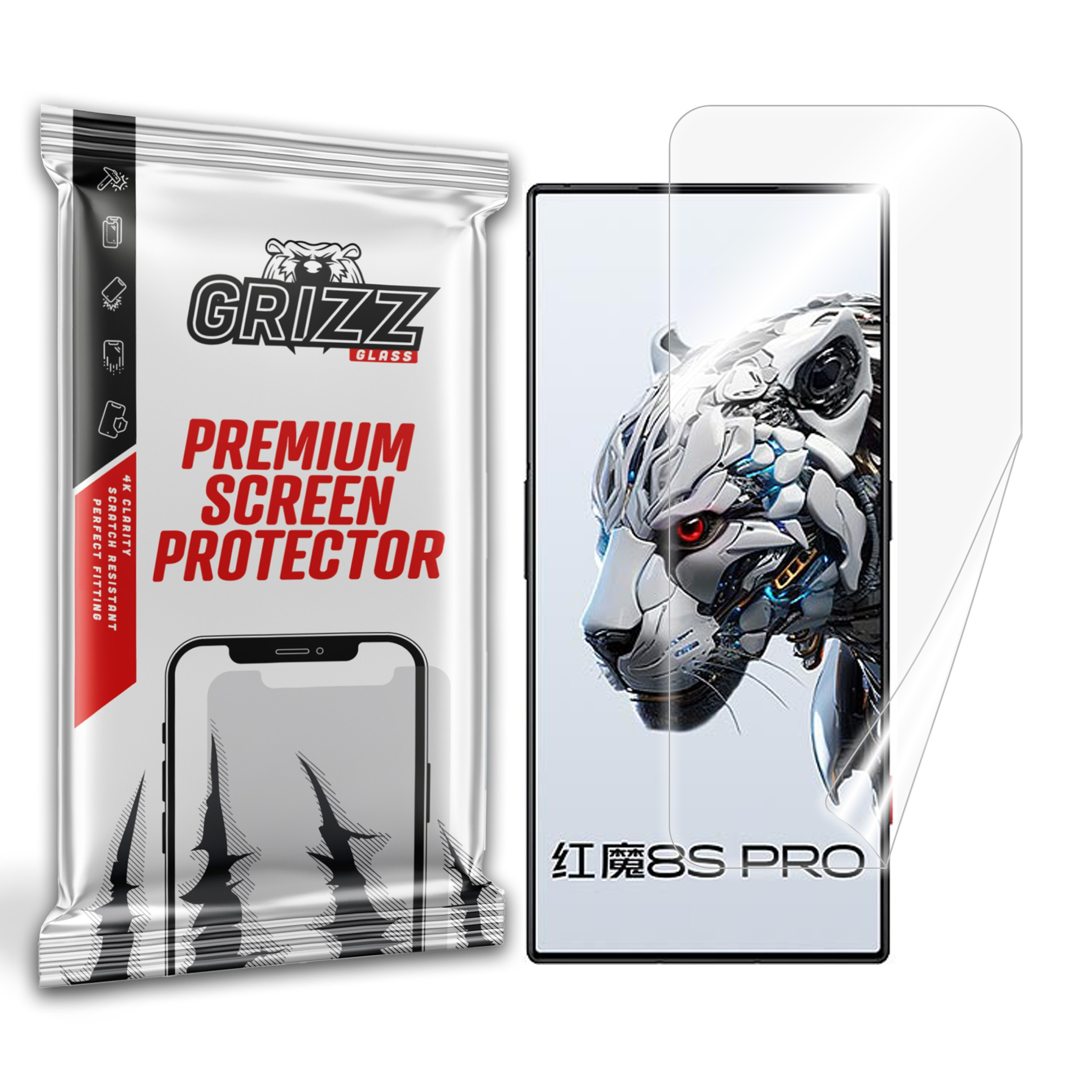 GrizzGlass CeramicFilm Nubia Red Magic 8S Pro