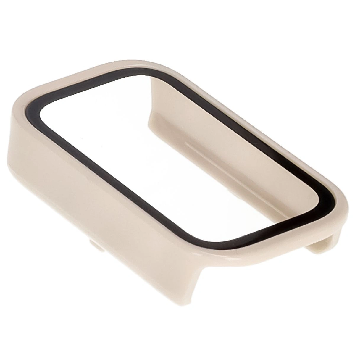 Bizon Case+Glass Watch Xiaomi Smart Band 9 Active / Redmi Smart Band 3 beige