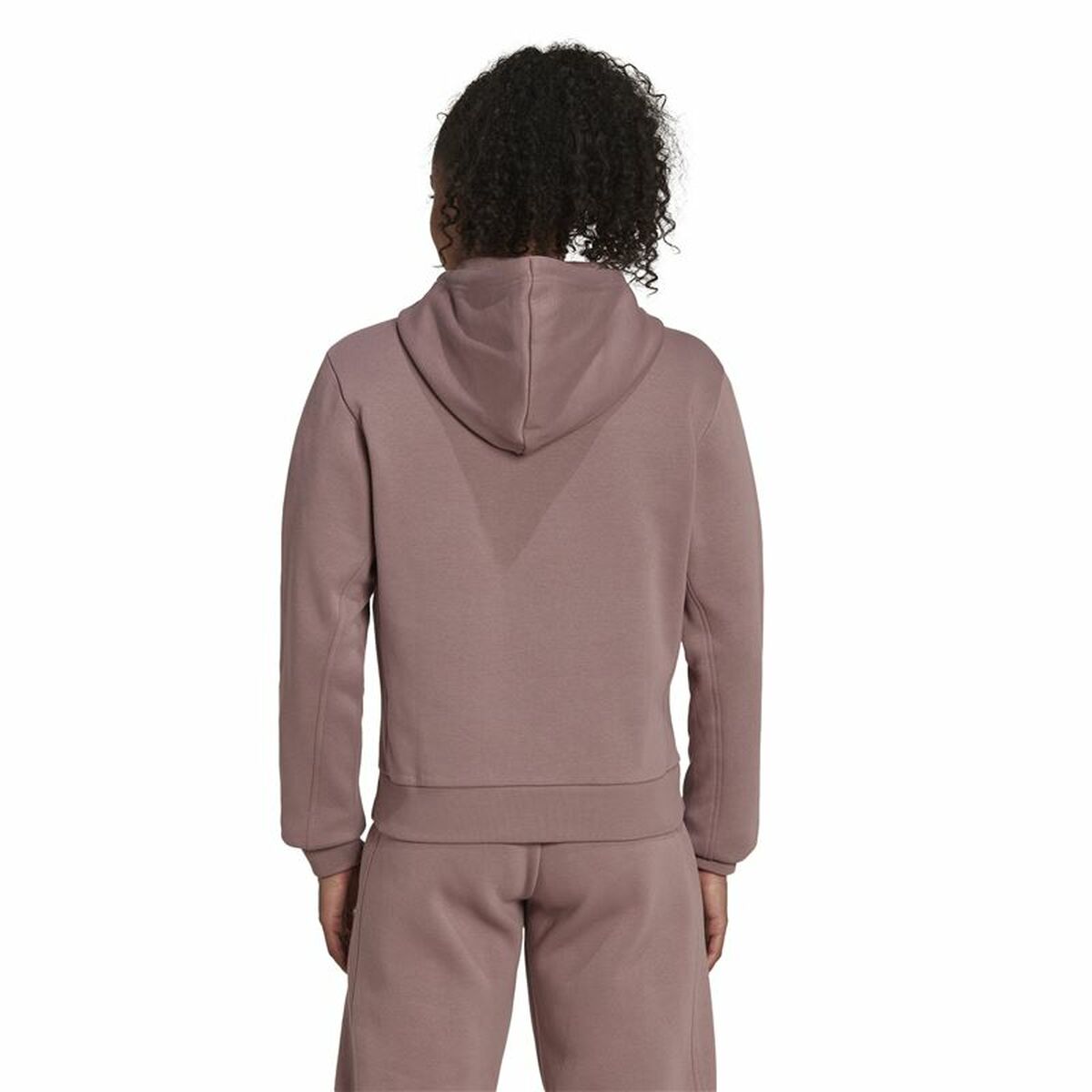 Women’s Zipped Hoodie Adidas ALL SZN Fleece Coffee Multicolour