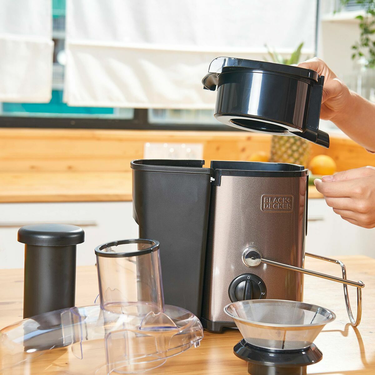 Liquidiser Black & Decker 1,2 L 600 W Black Grey Liquidiser Black & Decker 1,2 L 600 W Black Grey