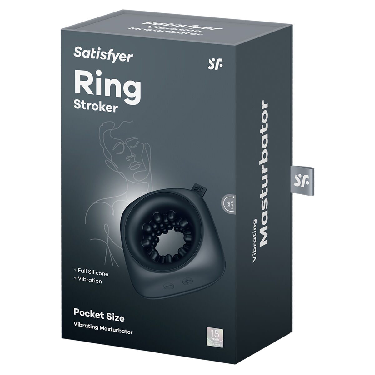 Cock Ring Satisfyer Stroker Black Cock Ring Satisfyer Stroker Black