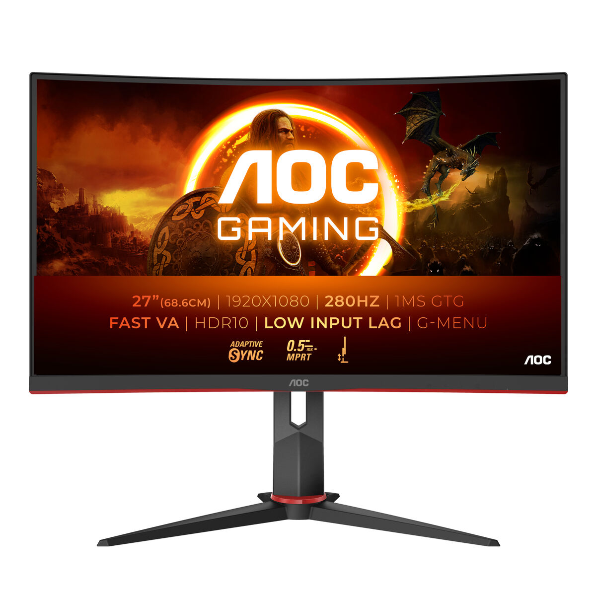 Gaming Monitor AOC C27G2Z3/BK Full HD 27"