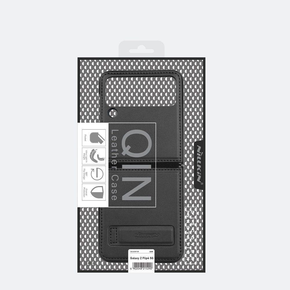Nillkin Qin Vegan Leather Samsung Galaxy Z Flip 4 black