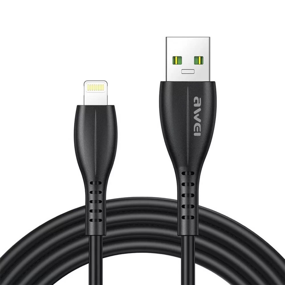 AWEI CL-115L USB-A / Lightning cable black