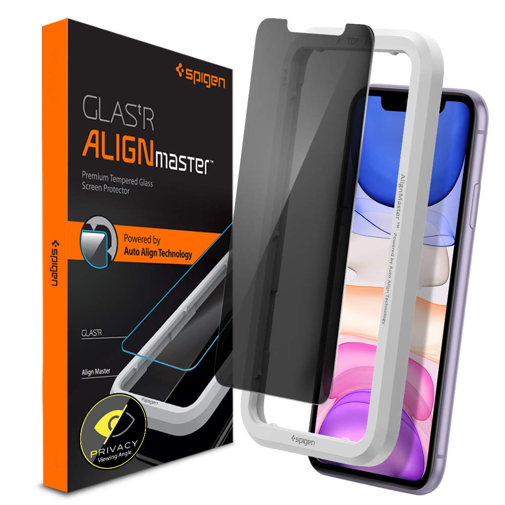 Spigen GLAS.tR AlignMaster Apple iPhone 11 Privacy