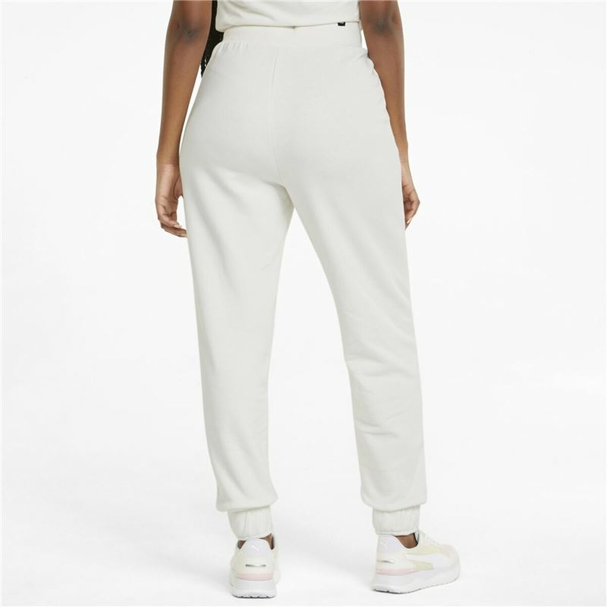 Long Sports Trousers Puma Embroidery High Moutain White Lady Long Sports Trousers Puma Embroidery High Moutain White Lady
