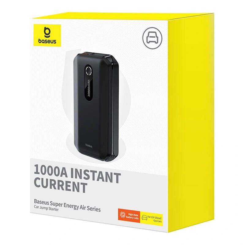 Baseus Super Energy Jump Starter 10000mAh 1000A black