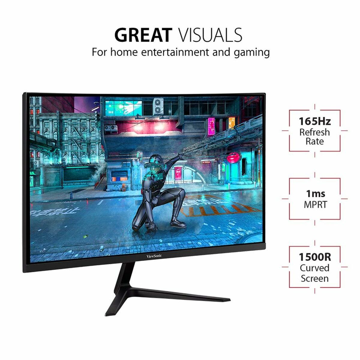 Monitor ViewSonic VX2718-2KPC-MHD Curve 27" LED 165 Hz VA Flicker free