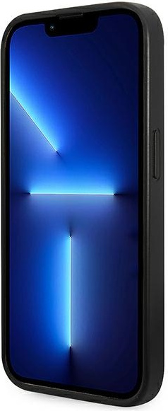 Guess GUHCP14LHGGSHK Apple iPhone 14 Pro black hard case Glitter Script