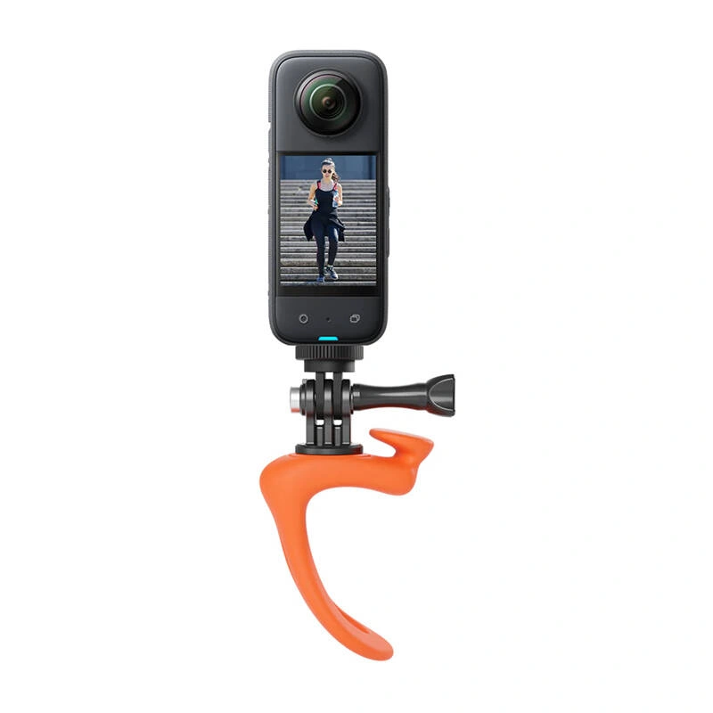 TELESIN multifunctional silicone mount for sports cameras (orange)