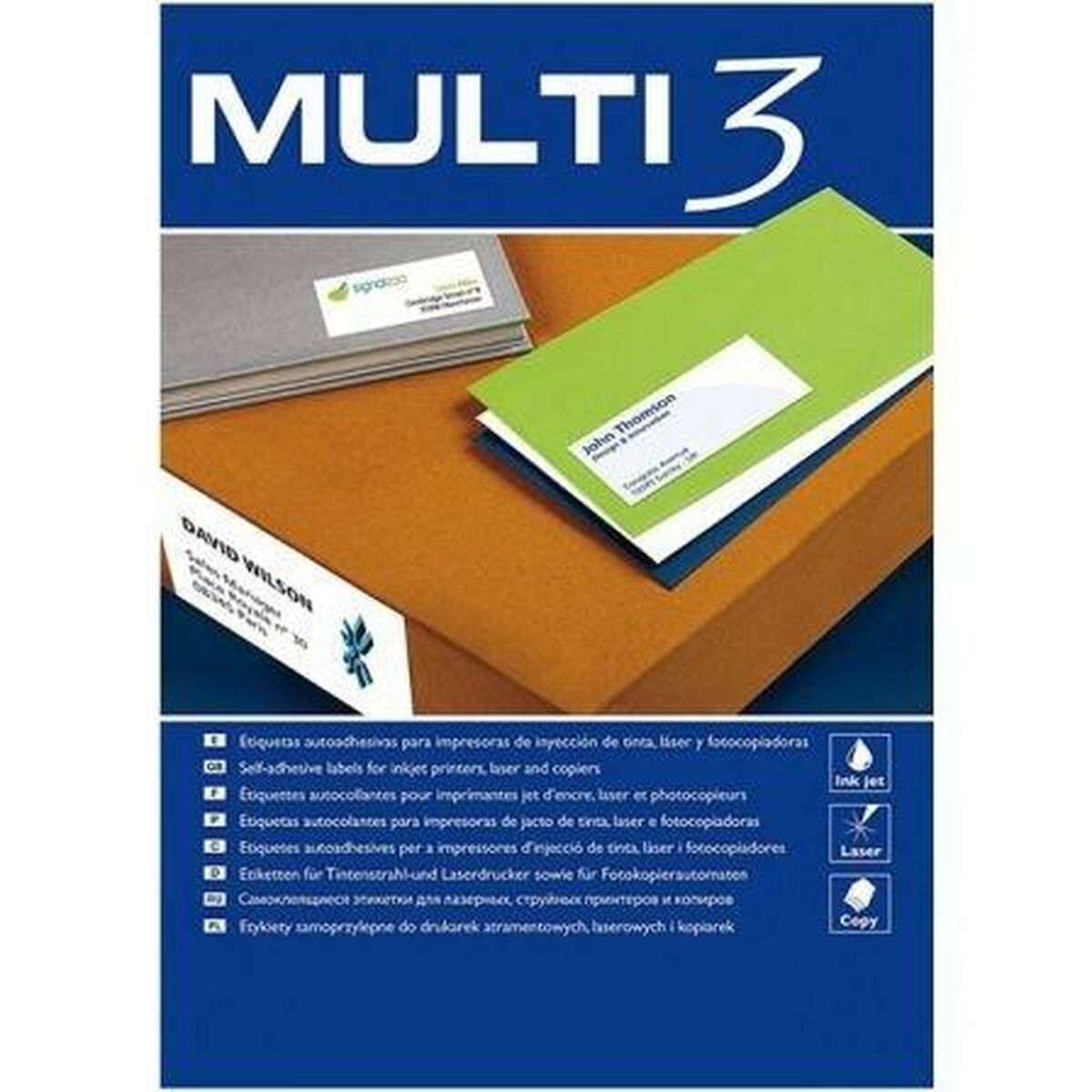 Klebstoffe/Kennzeichnungen MULTI 3 48,5 x 16,9 mm A4