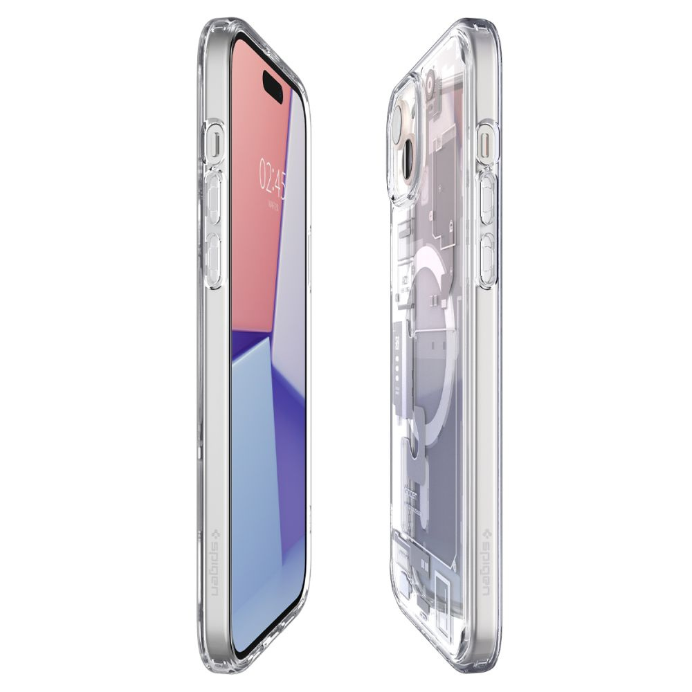 Spigen Ultra Hybrid Mag MagSafe Apple iPhone 15 Plus Zero One White