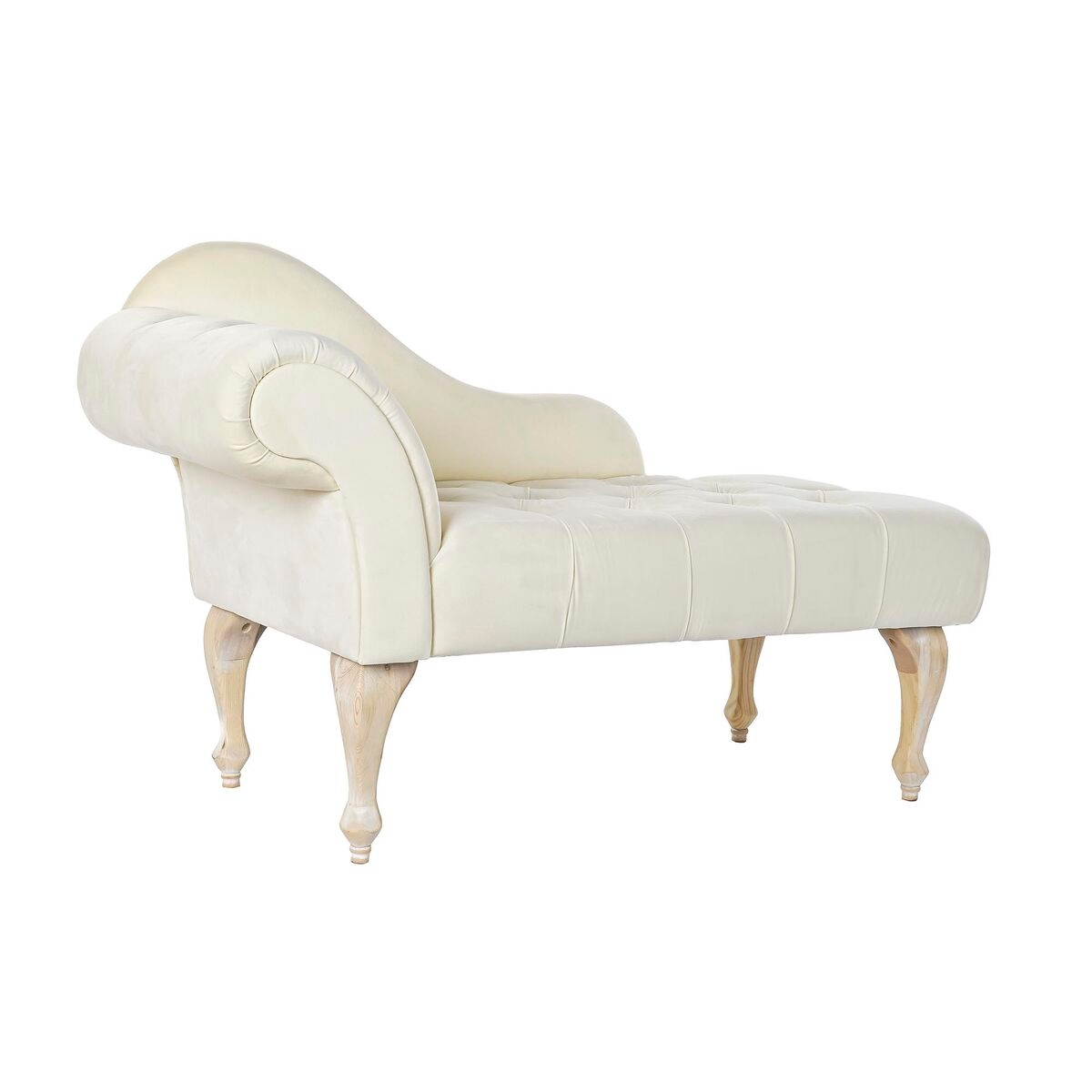 Chaise Longue Sofa Home ESPRIT Natural 119 x 55 x 77 cm