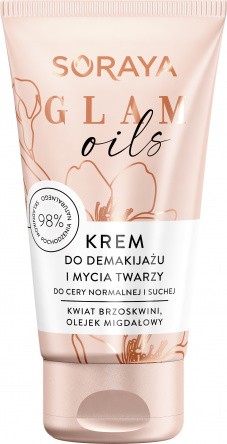 Soraya Glam Oils Krem do demakijażu i mycia twarzy - cera normalna i sucha  125ml