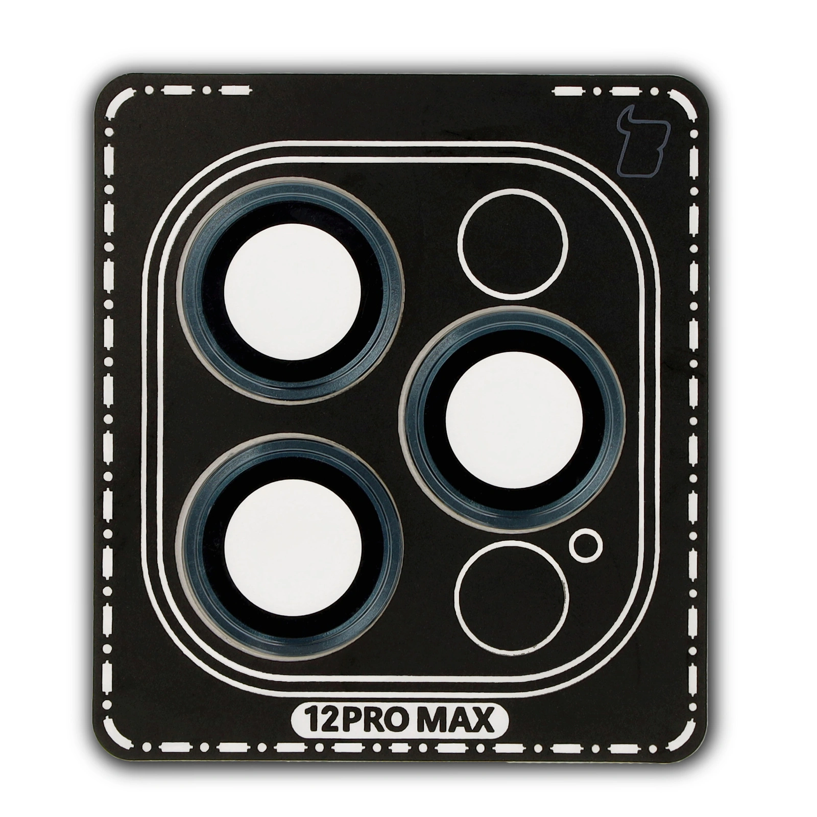 Bizon Glass Snap Lens Apple iPhone 12 Pro Max marine frame